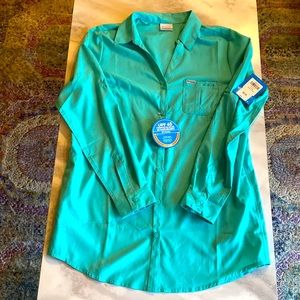 Columbia PFG Teal Women’s Large Fishing Shirt 🎣